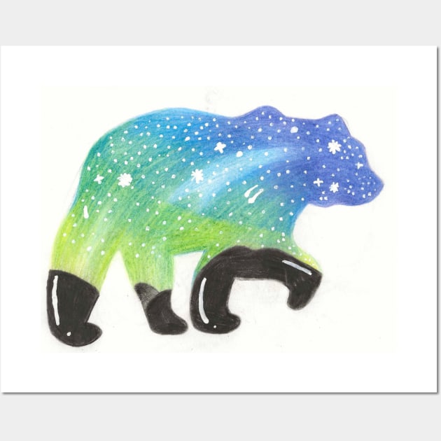 starry bear Wall Art by OpaqueMoon